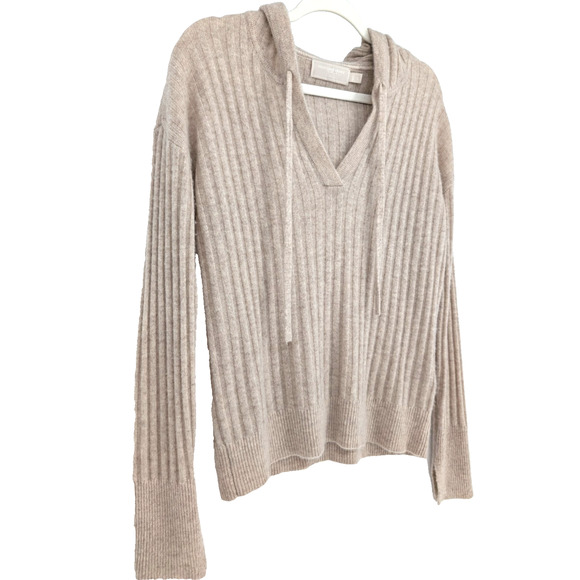 Vineyard Vines Womens Seaspun Cashmere Ribbed Hooded Preppy Coastal Sweater SML - Picture 4 of 8